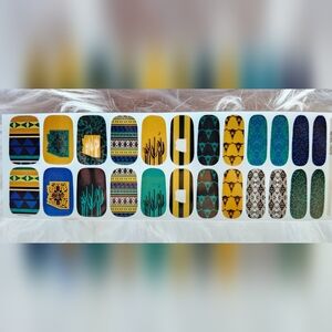 "AZtec Verde" Nail Art Strips